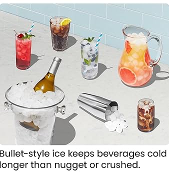 Iceman Dual-Size Ice Maker Countertop - Portable Ice Machine